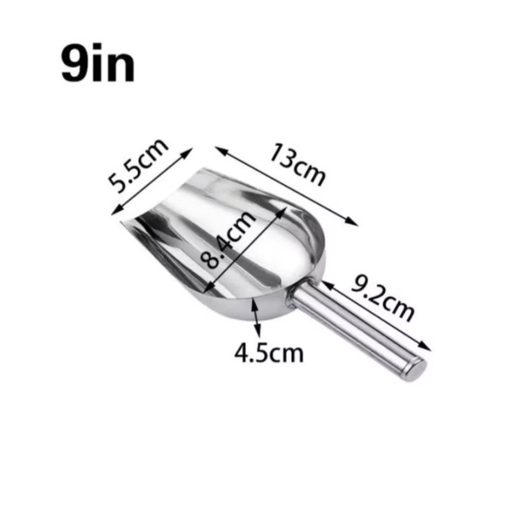 Sekop Es Batu Stainless
