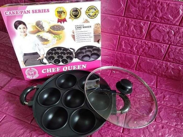 Cetakan 7Cekung Chef Queen