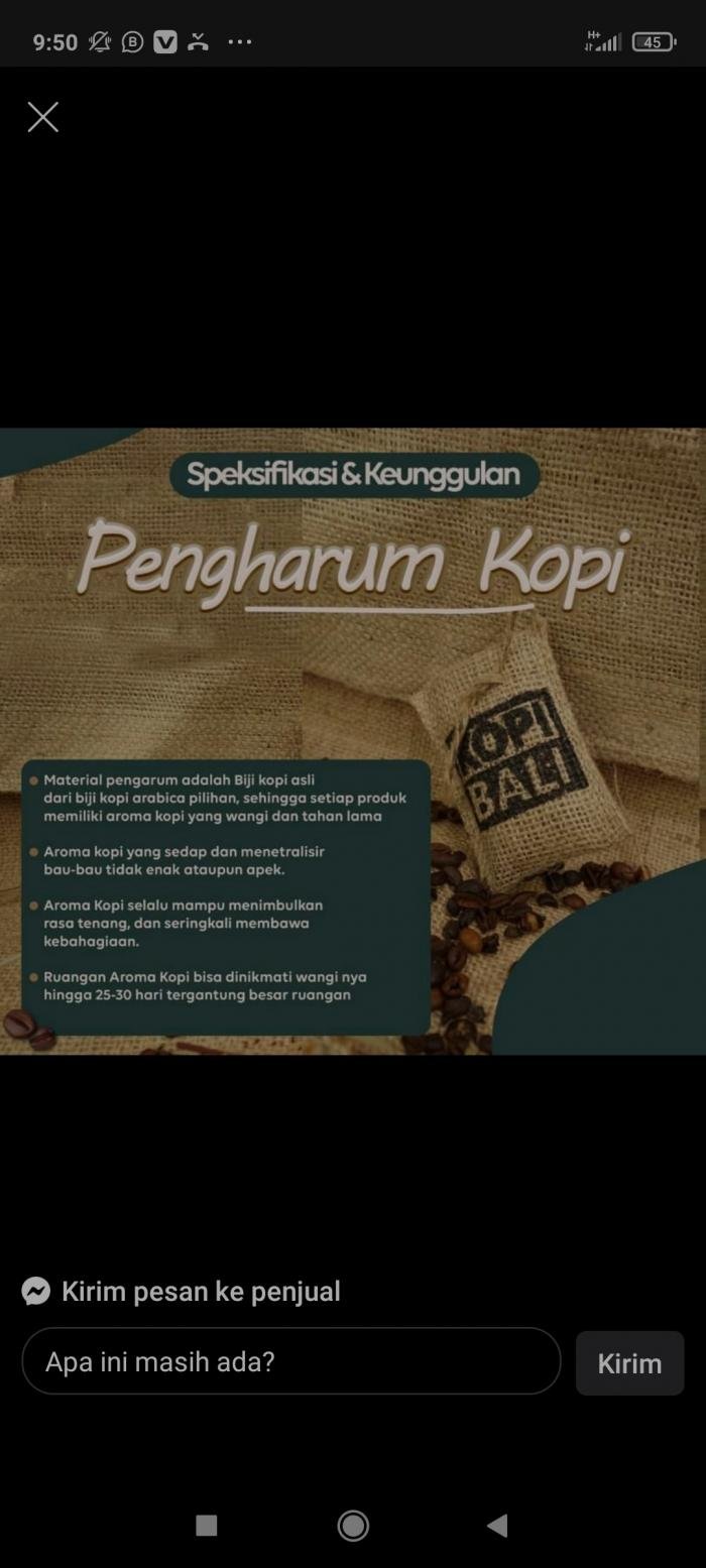Pengharum Ruangan Kopi Bali