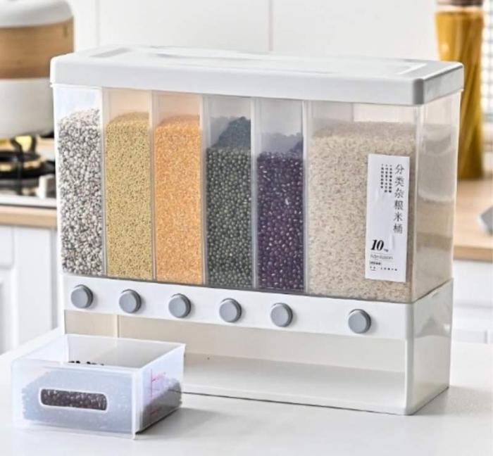 Dispenser Biji-bijian. a,