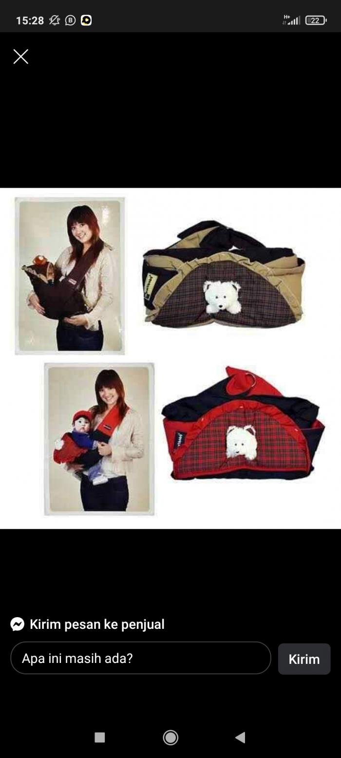 Gendongan Bayi Samping