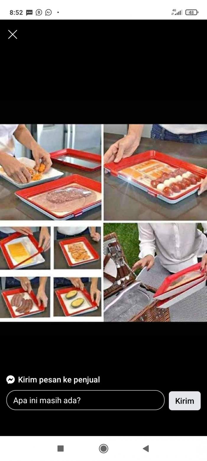 Food Tray/wadah makanan beku b, C