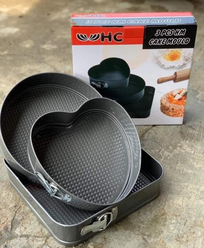 Cetakan 3pcs HC (Cake Mould)