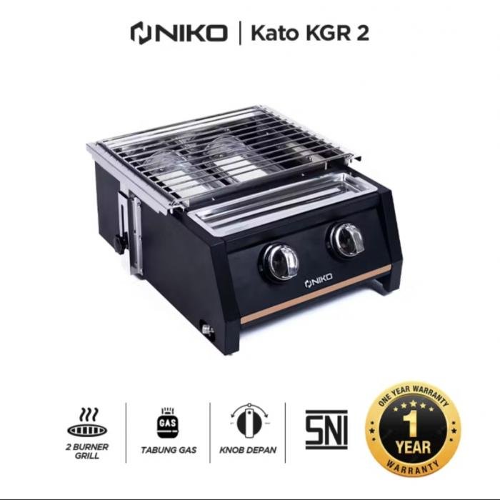 Kompor Gas Roaster 2Tungku Niko KGR