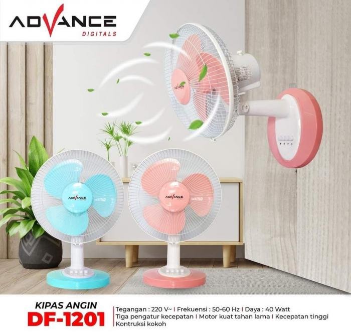 Kipas Advance Meja/Dinding DF-1201