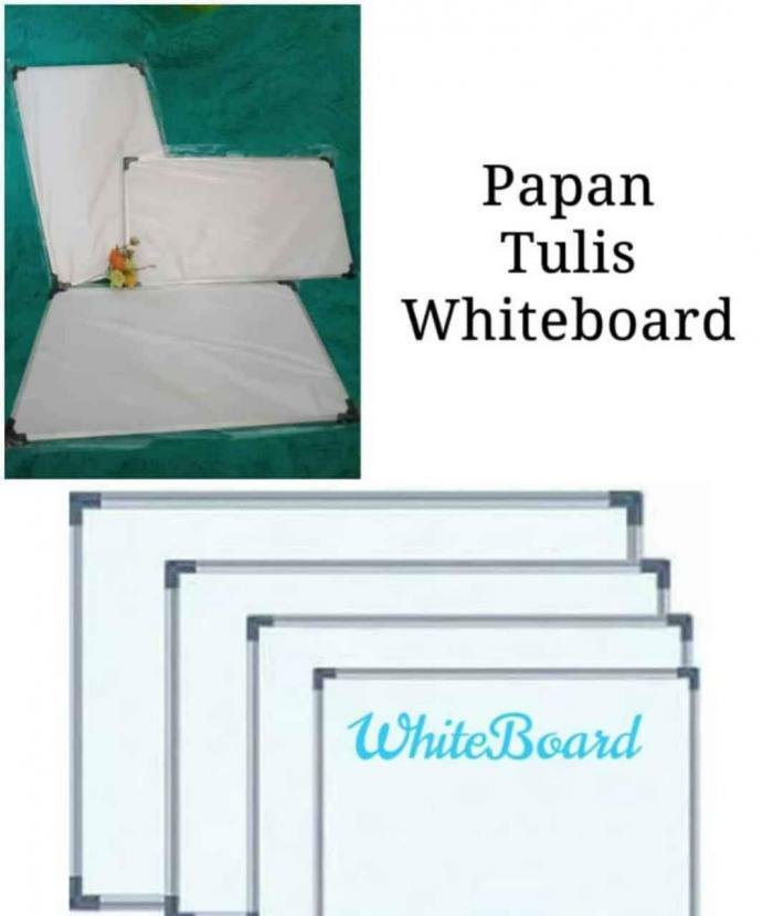 Papan Tulis Whiteboard 30x50cm. D.
