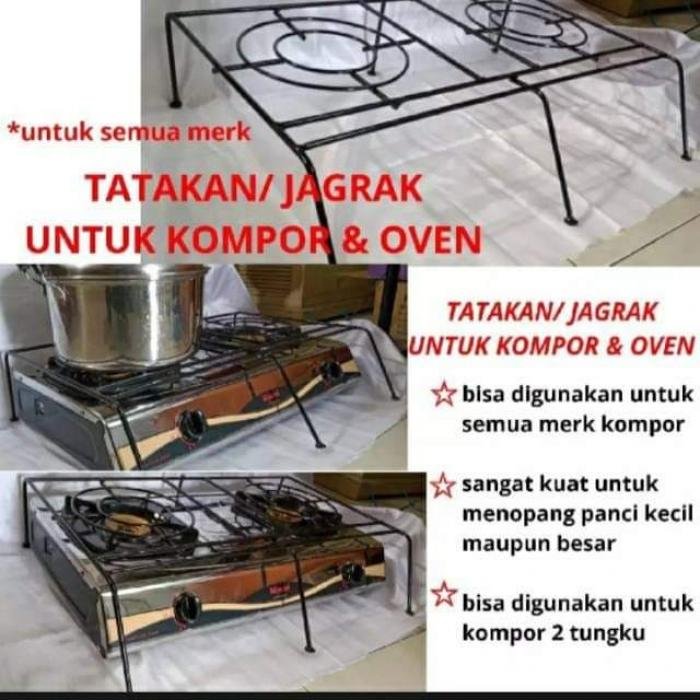 Jagrak Kompor 2Tungku