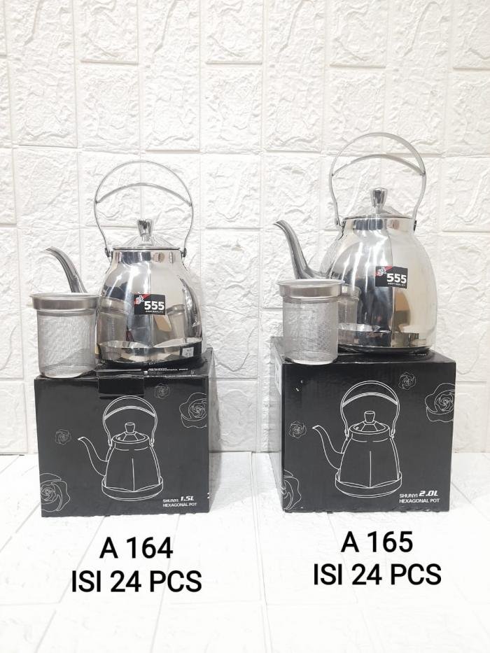 Teko Stainless 555 Tenteng 2Liter l,