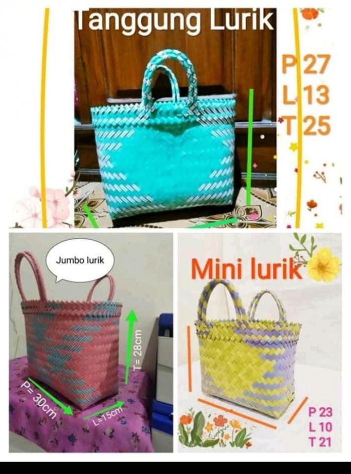 Tas Anyaman Maulid Tanggung Lurik