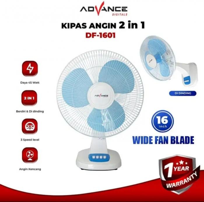Kipas Meja Advance 16inchi DF-1601