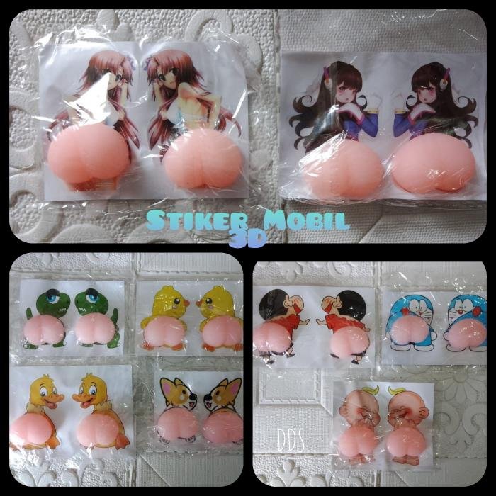 Stiker 3D Mobil f,
