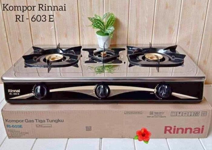 Kompor Rinnai 3 Tungku 603E