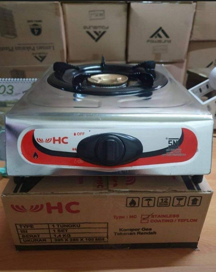 Kompor Gas 1Tungku HC stainless