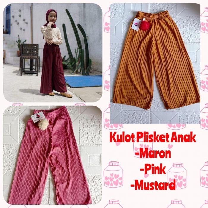 Kulot Plisket Anak