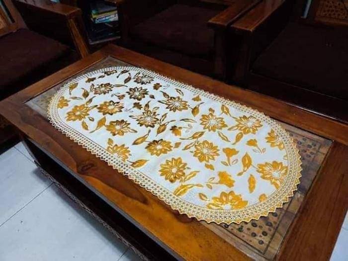 Taplak Meja Emas Oval ECER