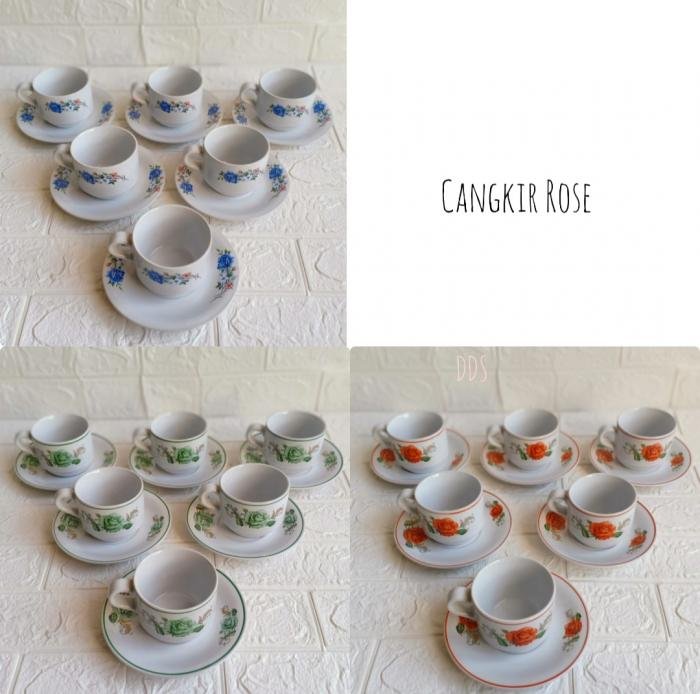 Cangkir Set Bunga