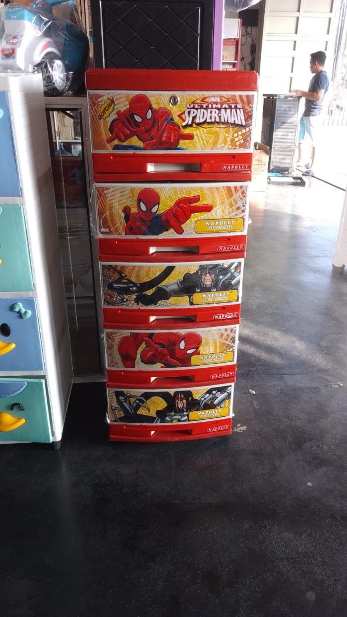 Lemari Napolly Laci 5Susun Spiderman