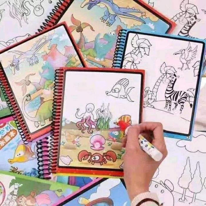 Buku Gambar Ajaib (Spidol isi air)