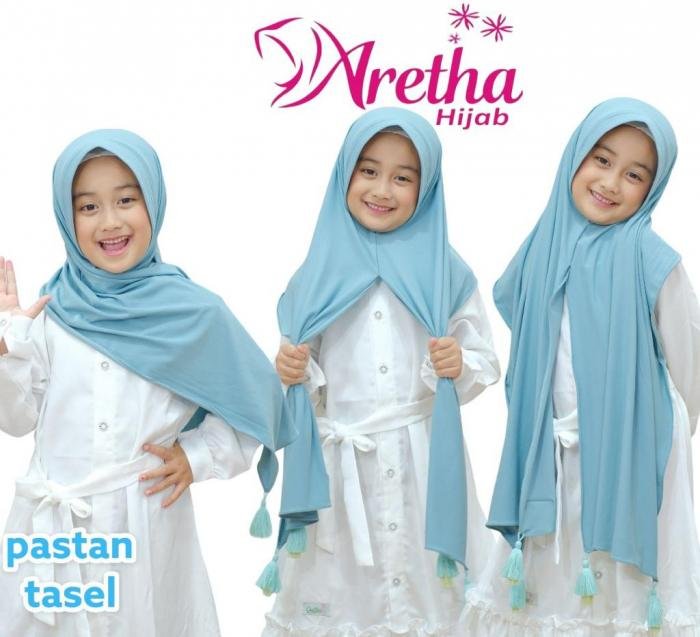 Hijab Kids Pastan Tasel Aretha