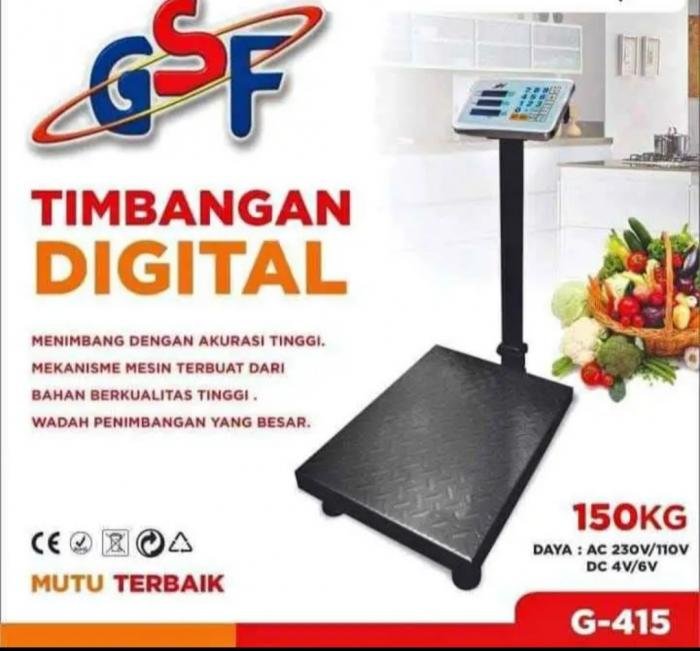 Timbangan Digital kap.150kg Gsf G-415