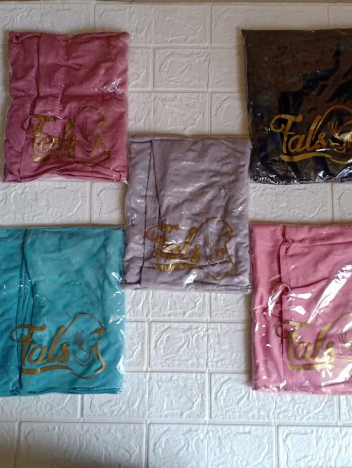 Simple Oval Fals Hijab