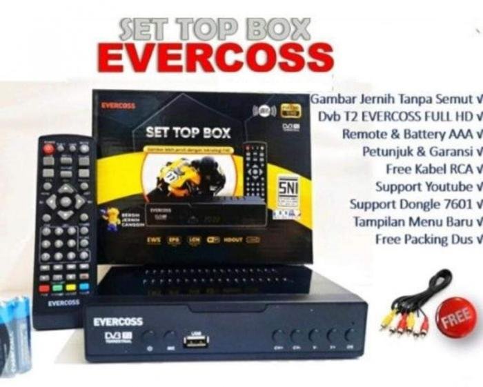 Set Top Box Evercoss SNI A, g, q