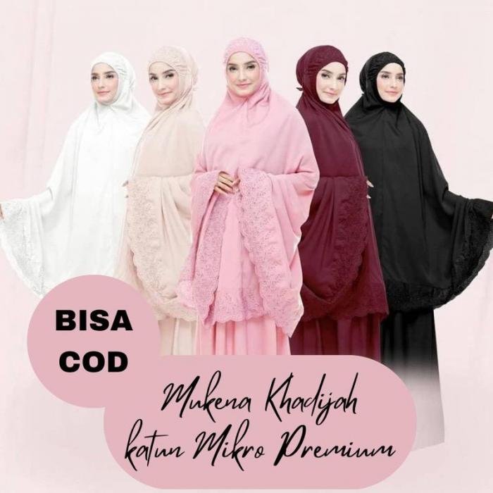 Mukenah Khadijah Atas Bawah