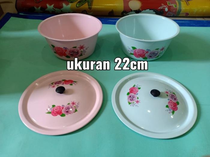 Waskom Bunga Tutup 22cm
