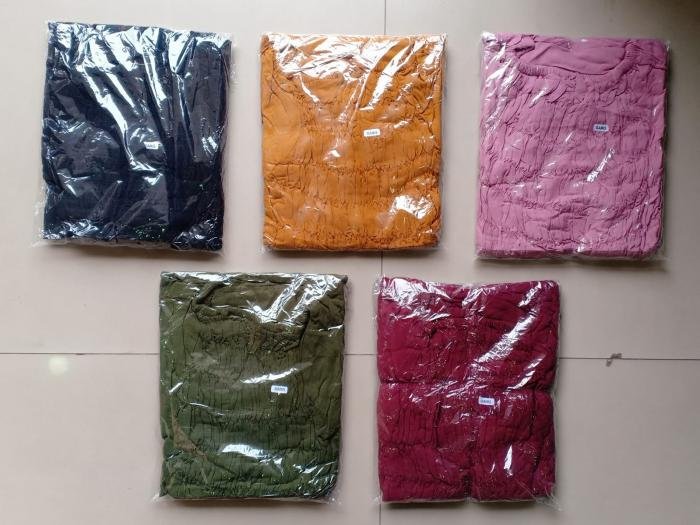 Gamis Smoke Kerut i,