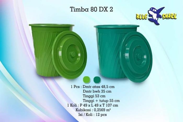 Timba Gentong Tutup 80L