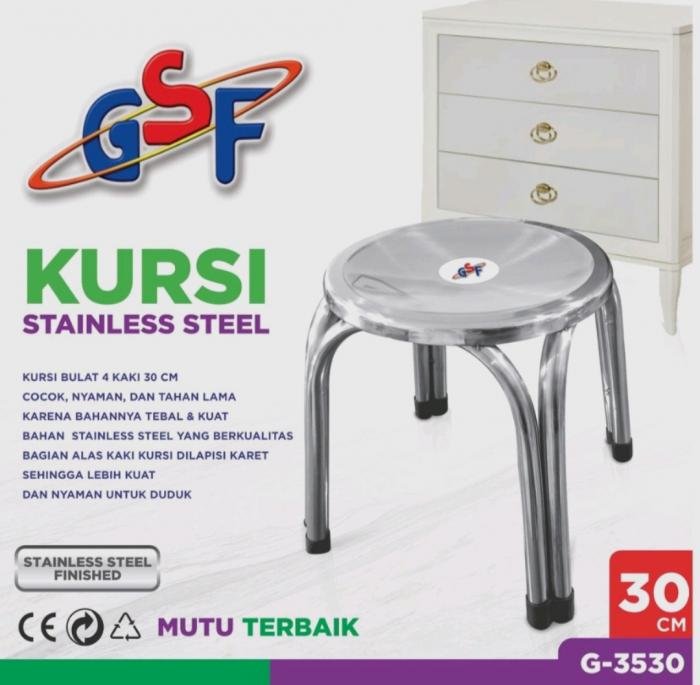 Kursi Stainless Kecil GSF-3530
