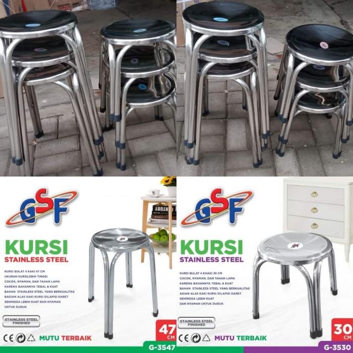 Kursi Stainless Besar GSF-3547