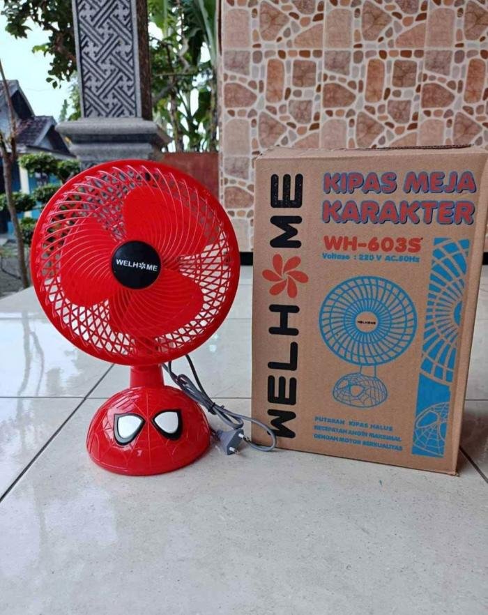Kipas Meja Karakter Welhome