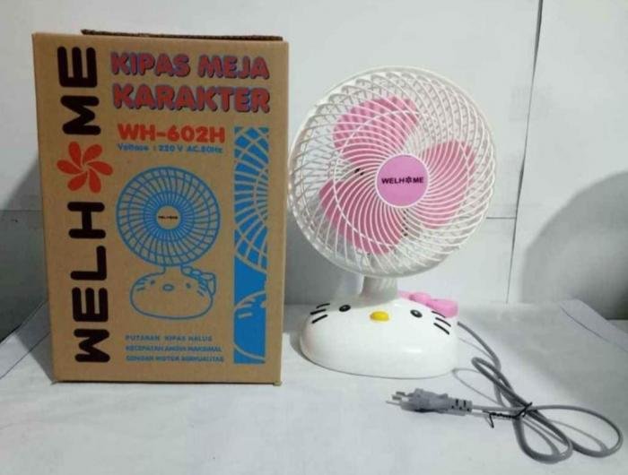 Kipas Meja Karakter Welhome