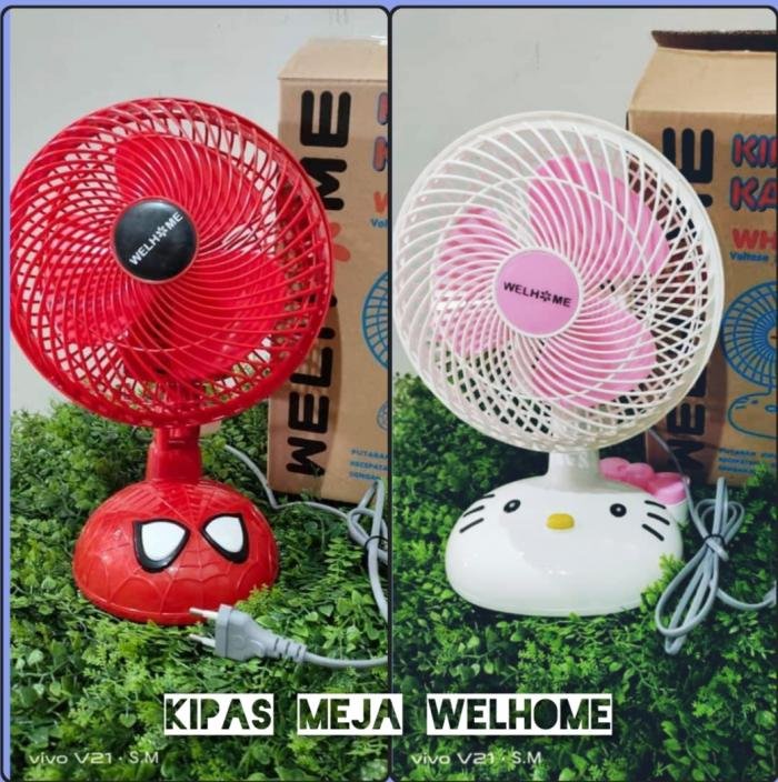 Kipas Meja Karakter Welhome