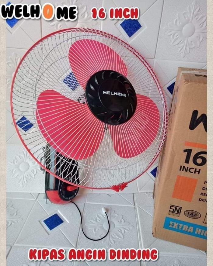 Kipas Dinding Welhome WH-1663E