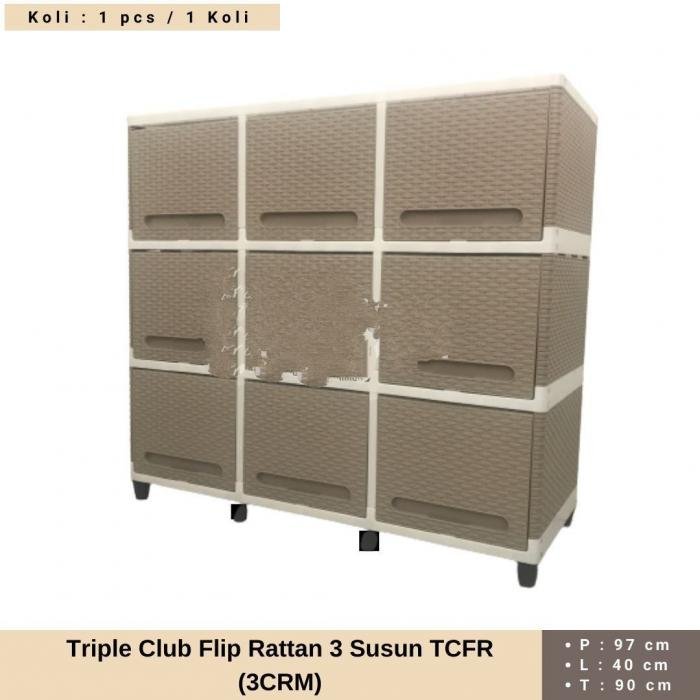 Lemari Club Flip 3Susun (3CRM). C.