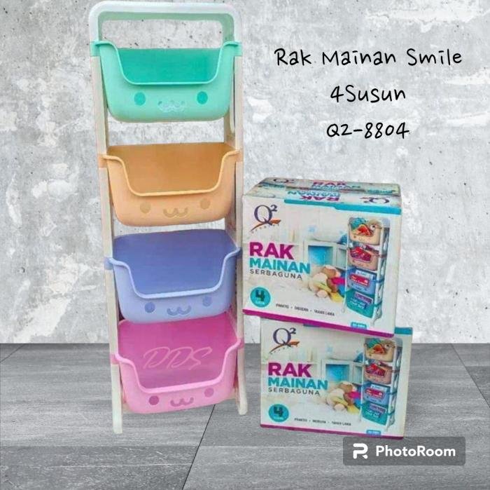 Rak Mainan Smile 4Susun Q2-8804