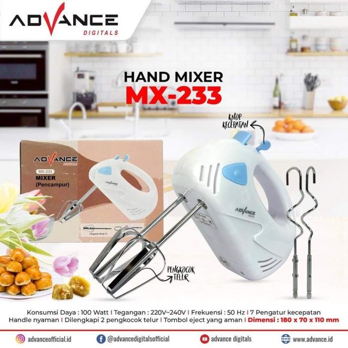 Hand Mixer Advance MX-233 l,