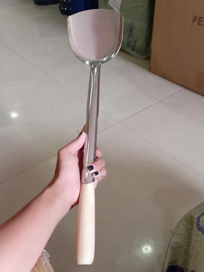 Spatula Stainless Gagang Kayu