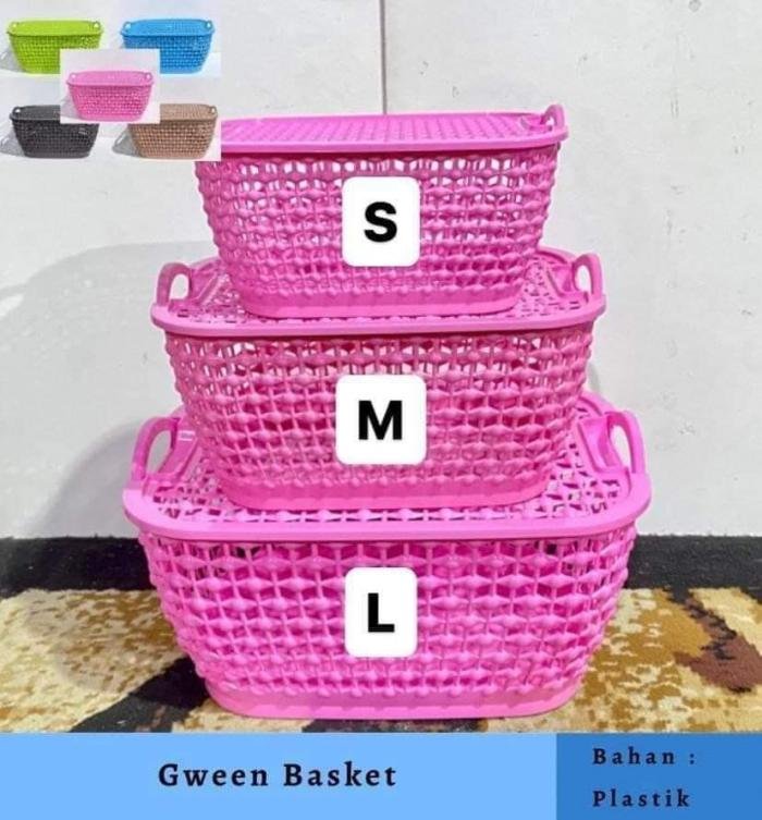 Keranjang Gween Basket UK L j, E