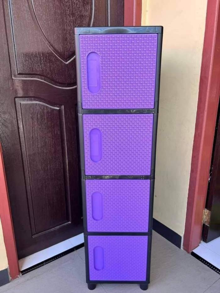 Lemari Cabinet 4Susun Marble Swing
