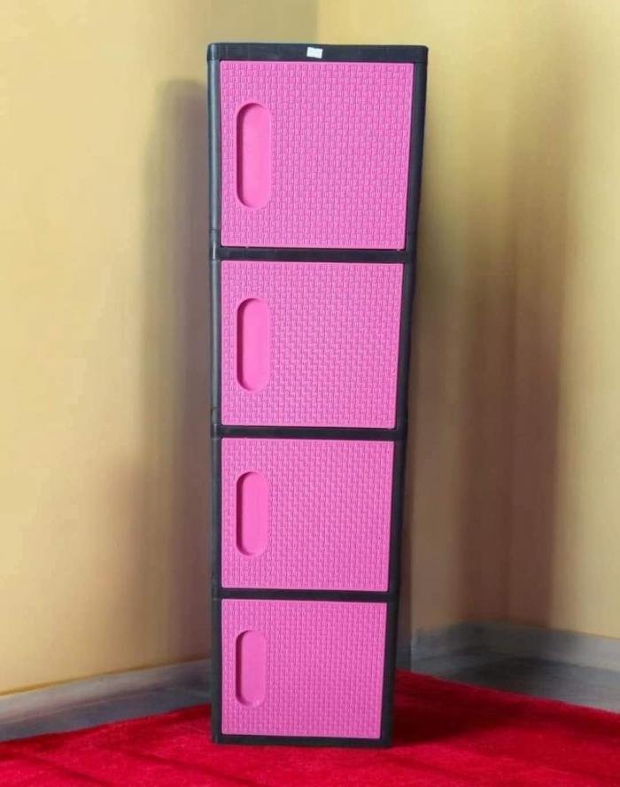 Lemari Cabinet 4Susun Marble Swing