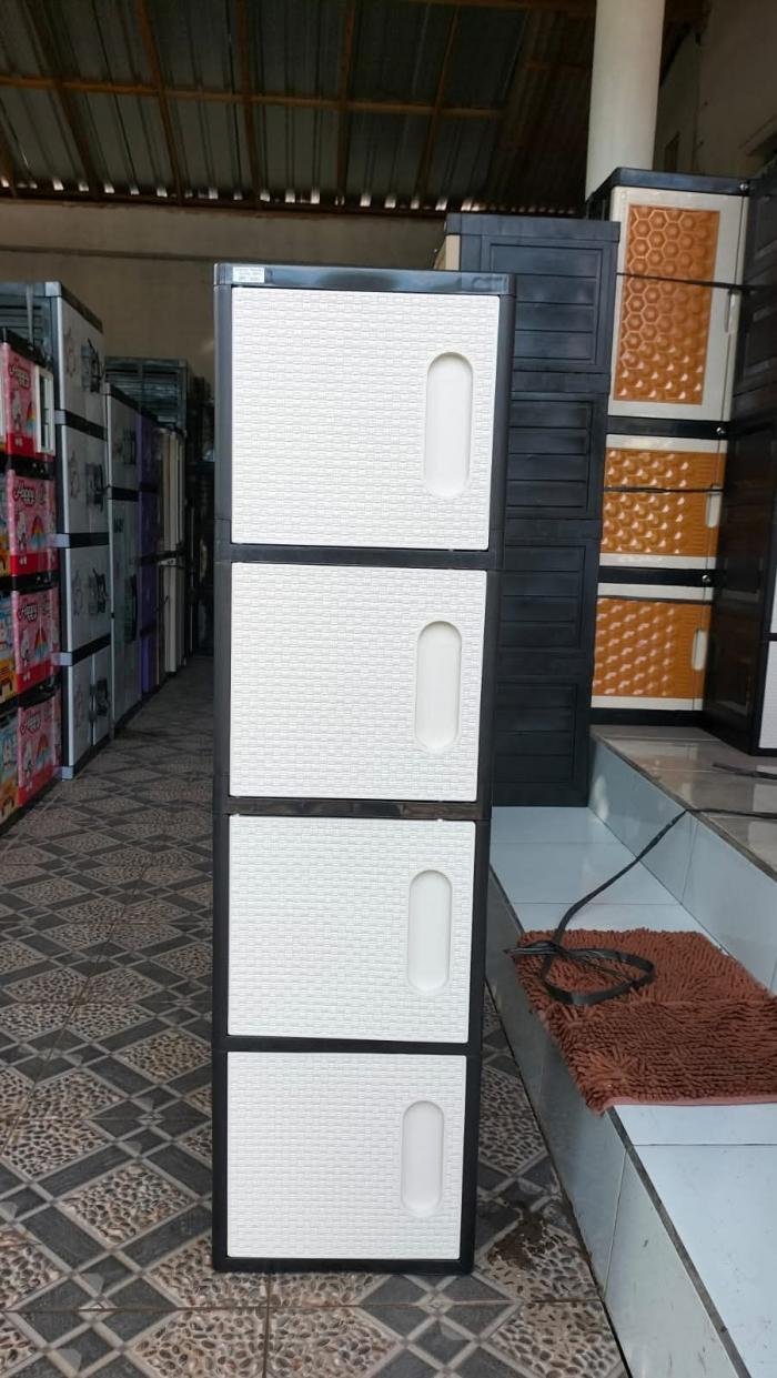 Lemari Cabinet 4Susun Marble Swing