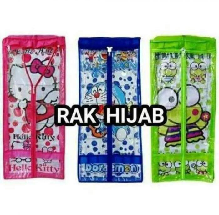 Rak Hijab Gantung b,
