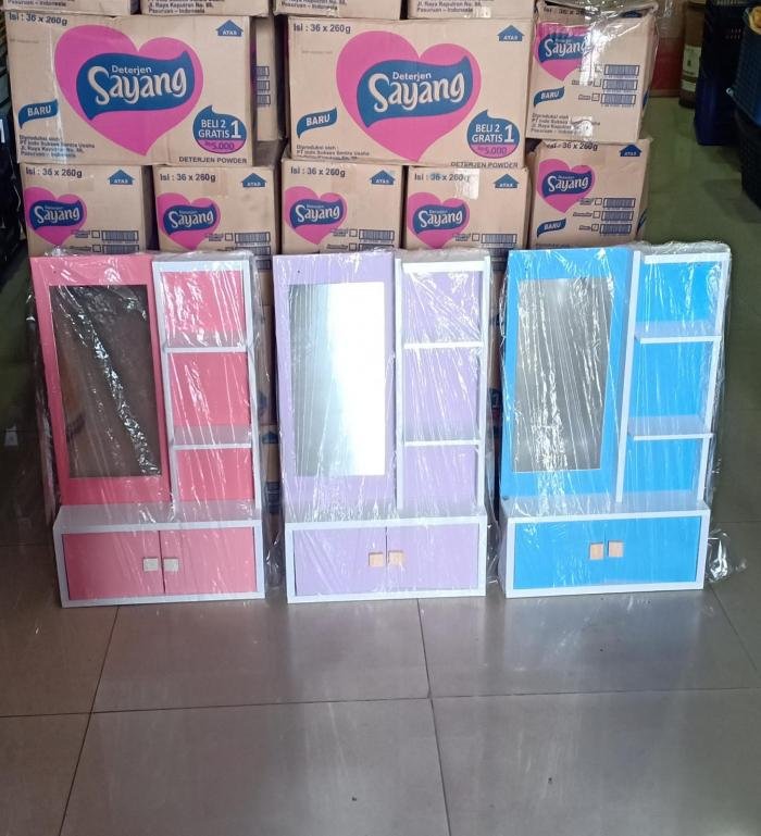Cermin Tolet Kombinasi 2Laci