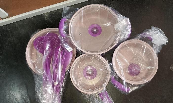 Panci Set 13pcs Ungu