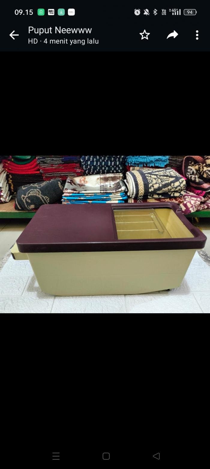 Dispenser Beras Coklat. q,A.