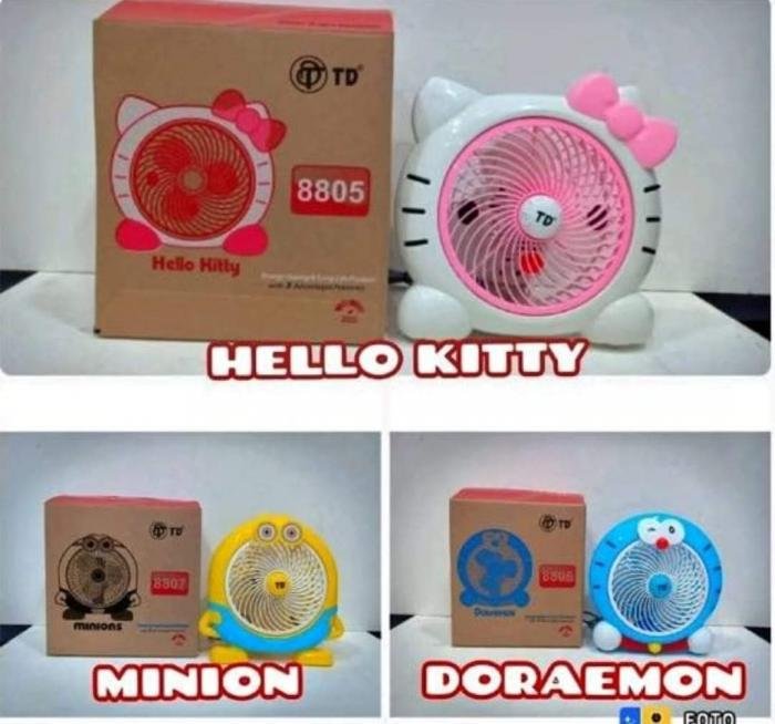 Kipas Kepala Karakter TD
