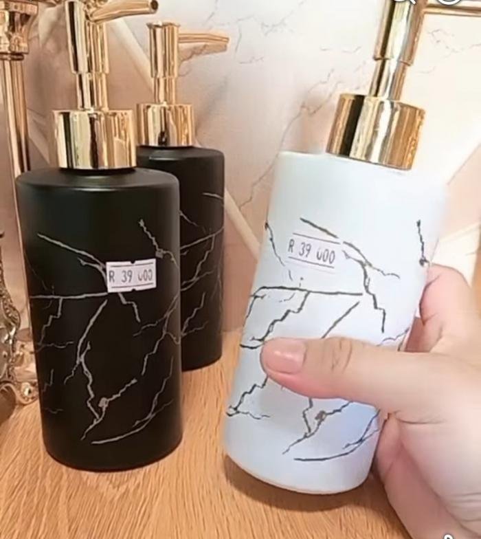 Dispenser Kaca Sabun Shampo